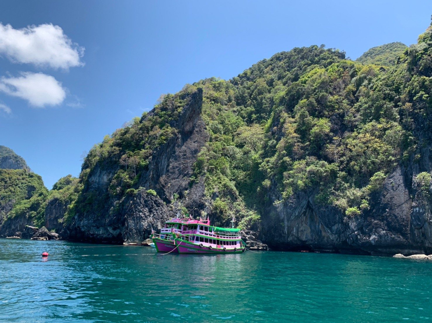 The Trang sea, southern Thailand